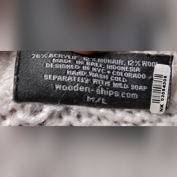 Wooden Ships Ski Sweater Size M/L - Picture 4 of 4